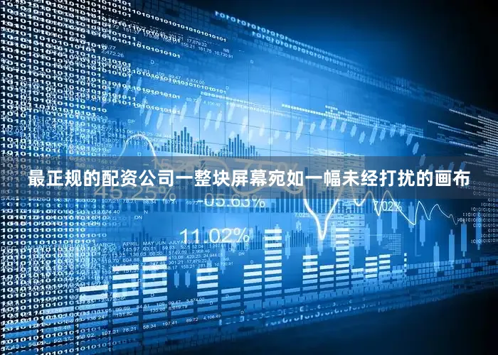 最正规的配资公司一整块屏幕宛如一幅未经打扰的画布