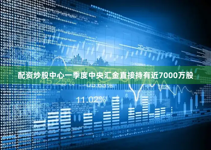 配资炒股中心一季度中央汇金直接持有近7000万股
