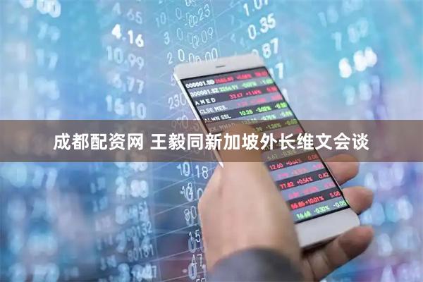 成都配资网 王毅同新加坡外长维文会谈
